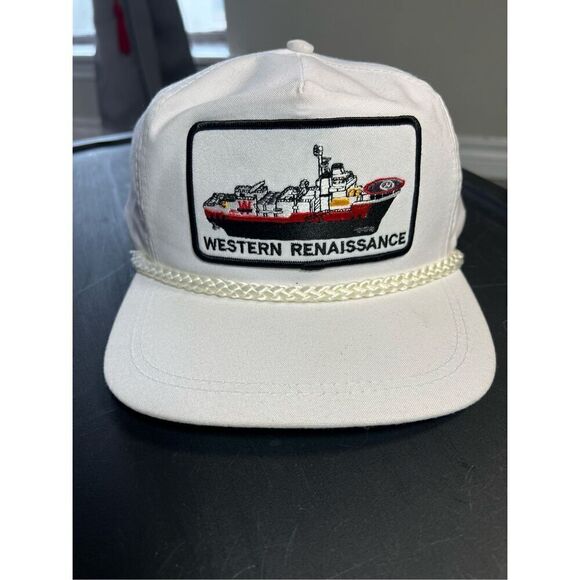 Vintage 90s Western Renaissance Trucker Hat - Picture 1 of 7